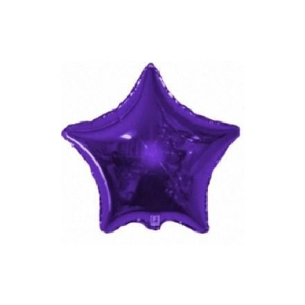 Шар 32'/78 см Звезда / фиолетовый